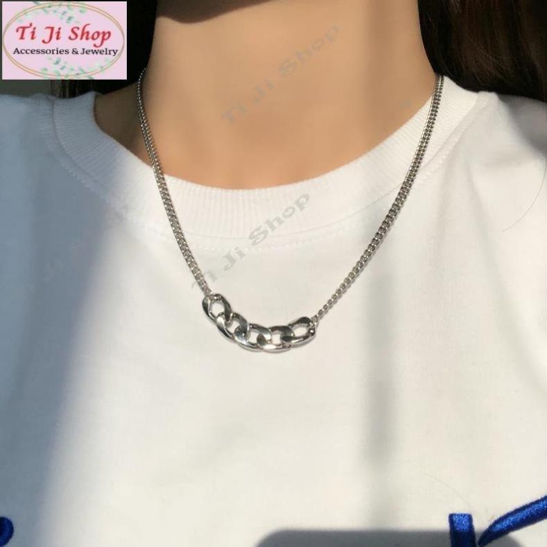 vòng cổ Kim Loại Thiết Kế Đơn Giản Phong Cách Unisex