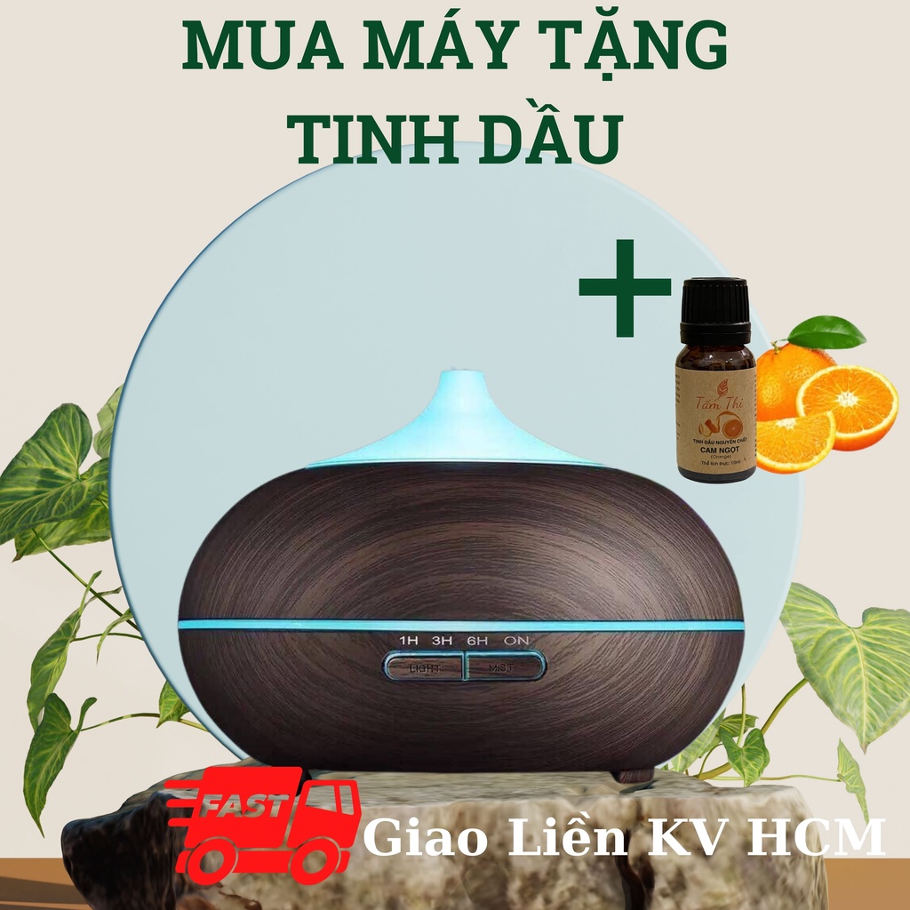 Máy Xông Tinh Dầu Bí Ngô 550ml Cao Cấp Máy Khuếch Tán Tinh Dầu 550ml Phun Sương Tỏa Hương Thơm Xua Đuổi Muỗi &amp; Côn Trùng