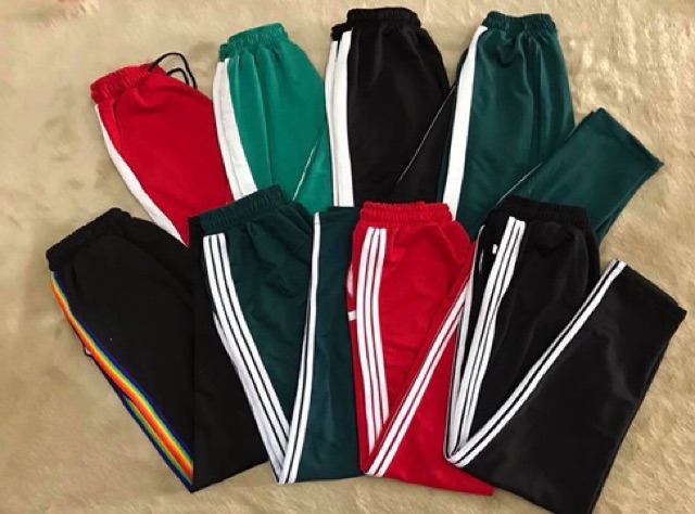 Quần 3 sọc thể thao quần 3 line xanh lá đậm Guy Unisex ống xuông chất đẹp | BigBuy360 - bigbuy360.vn