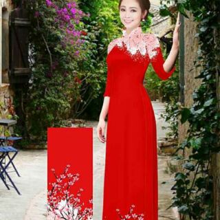Vải áo dài mẫu mới