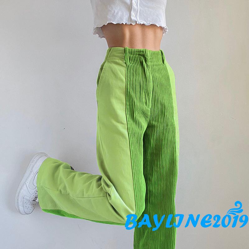 Quần Dài Lưng Cao Ống Đứng Thời Trang Hàn Cho Nữ | BigBuy360 - bigbuy360.vn