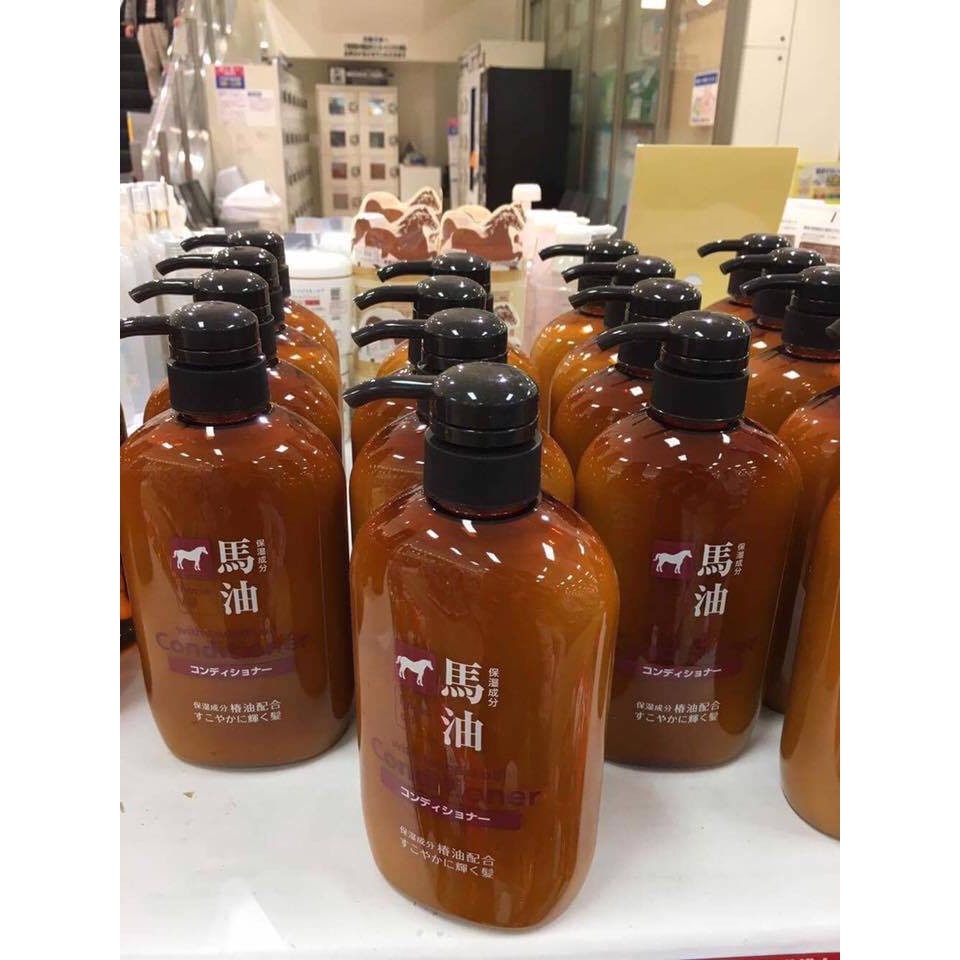 Cặp Dầu gội xả Horse Oil Nhật Bản - 100% Authentic