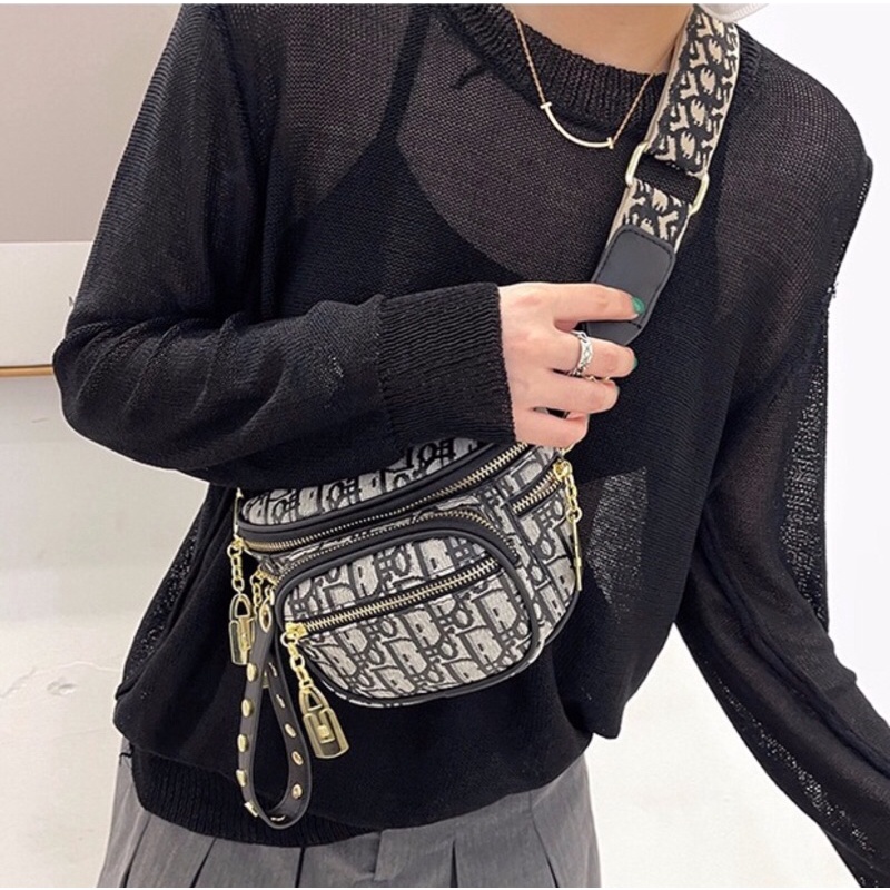 Túi Đeo Bụng, Đeo Ngực Nữ ♥️XẢ KHO♥️ Túi Bao Tử Nữ Nhiều Ngăn Hottrend HQ 502