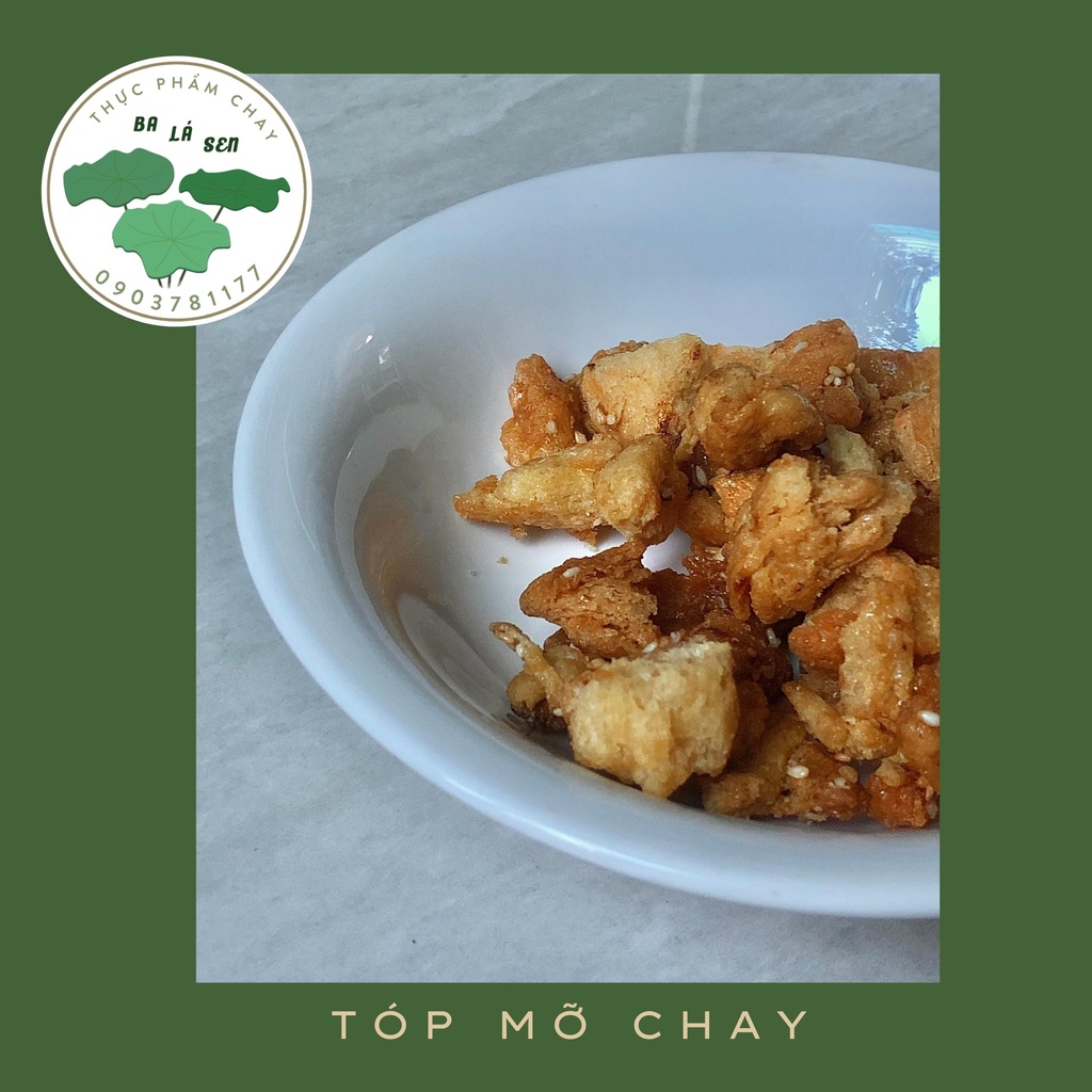 Tóp mỡ chay Ba Lá Sen ăn liền, ăn vặt đậm vị 130gr