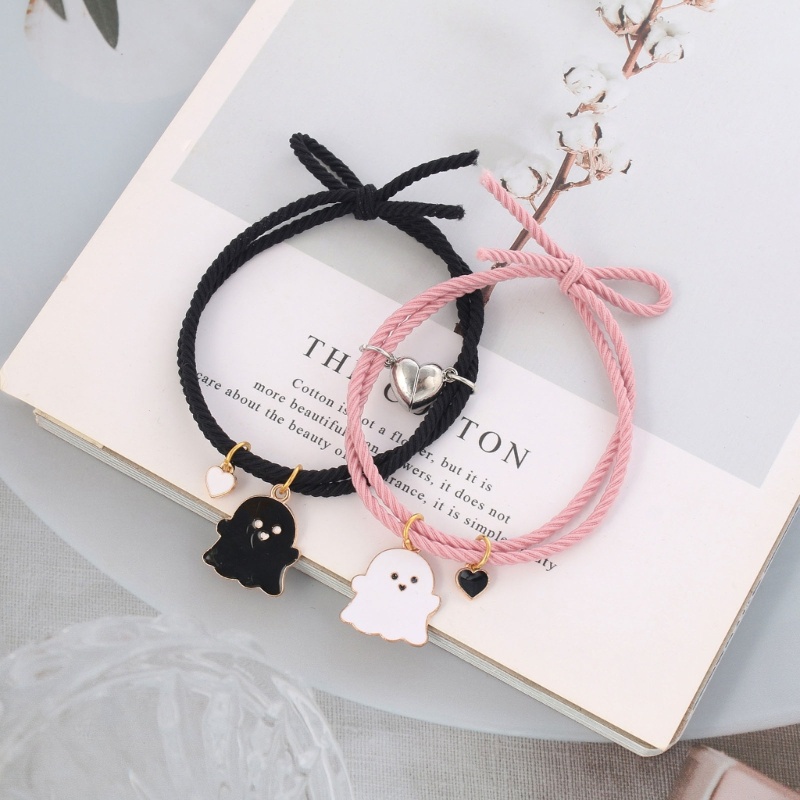 Vòng Tay Mặt Hình Ma Dễ Thương Cho Cặp Đôi