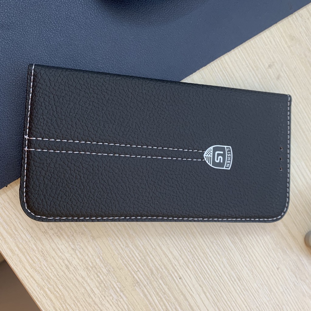 Bao da Lishen cho Samsung Galaxy M51, A12, A02S có ngăn để thẻ