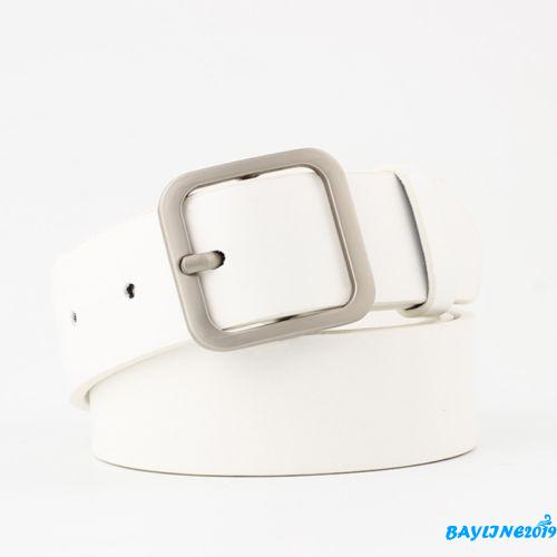 Thắt Lưng Màu Trơn Phong Cách Vintage Cho Bạn Gái