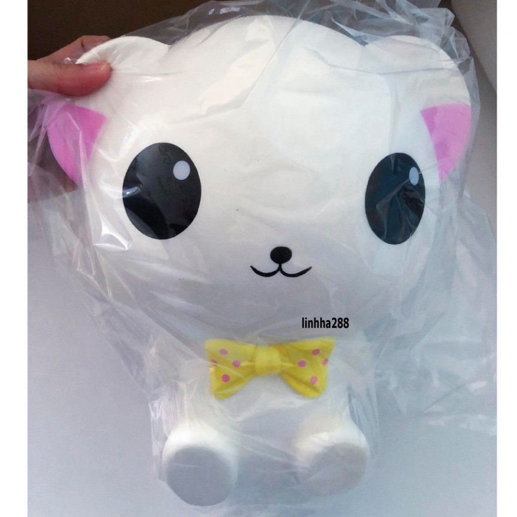 [3 MÀU-GẤU MISA] SQUISHY GẤU MISA ĐEO NƠ KHỔNG LỒ - ĐẠI KHỔNG LỒ HÀNG CHÍNH HÃNG SIÊU DỄ THƯƠNG