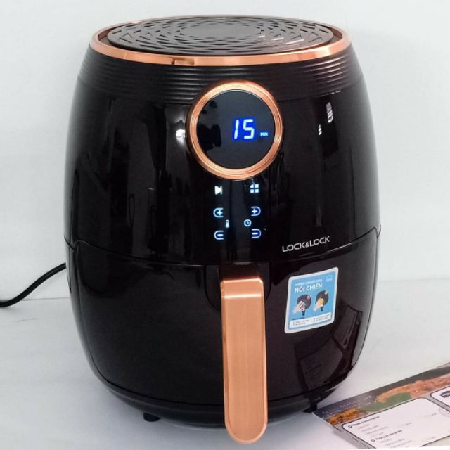 Nồi Chiên Không Dầu Điện Tử 4 lít Lock&amp;Lock EJF376BLK