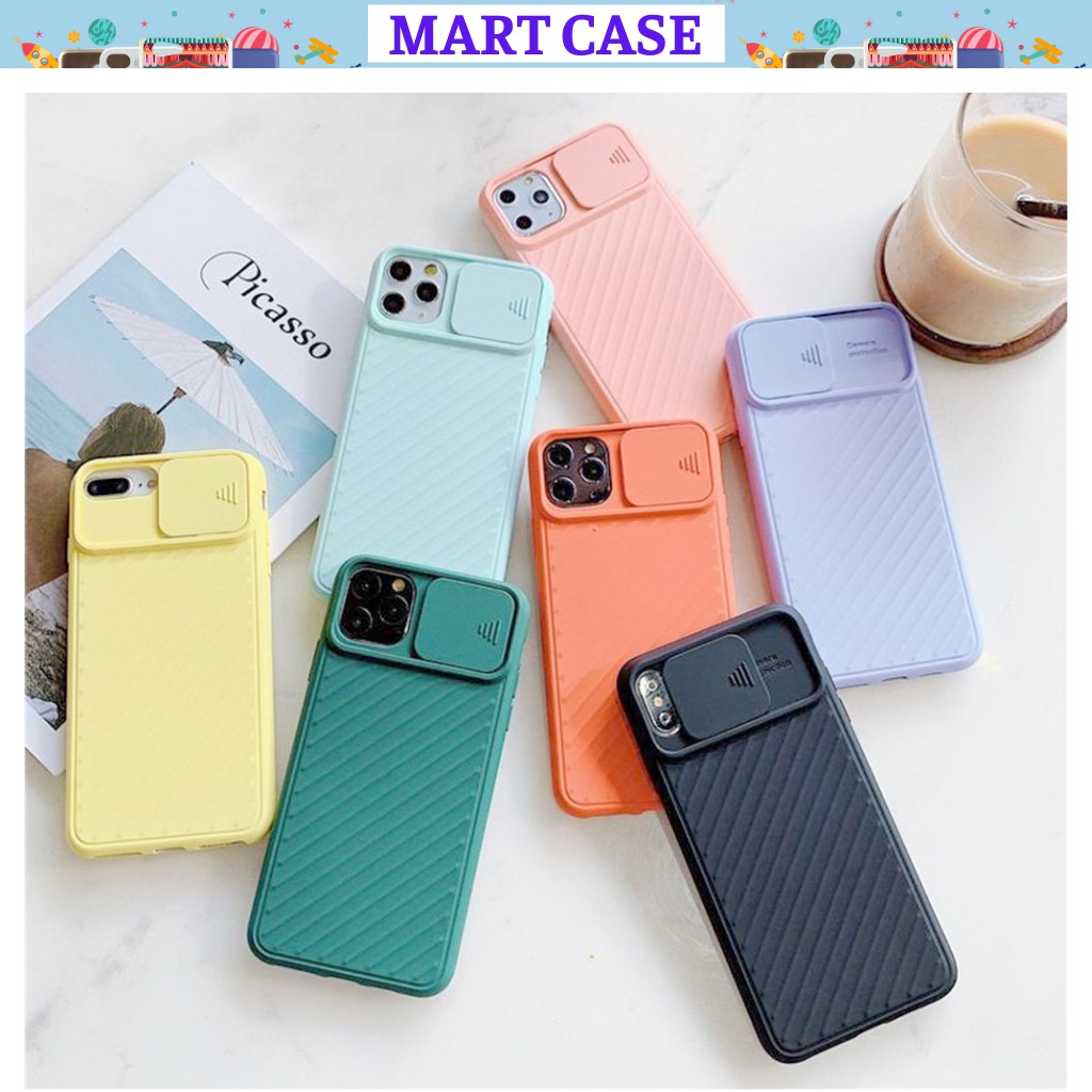 Ốp lưng iphone - Ốp iphone che Camera 6/6plus/6s/6splus/7/7plus/8/8plus/x/xr/xs/11promax MART CASE