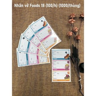 Nhãn vở Campus nhiều hình