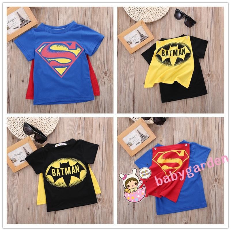 ღ♛ღSummer Kid Boys Baby T-Shirt Short Sleeve Children Tee Costume