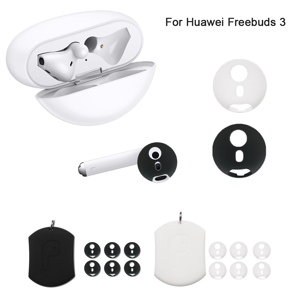 Set 3 Cặp Nút Bịt Tai Thay Thế Chống Bụi Chống Sốc Mềm Mại Thoải Mái Màu Trắng Đen Nhiều Màu Tùy Chọn | BigBuy360 - bigbuy360.vn