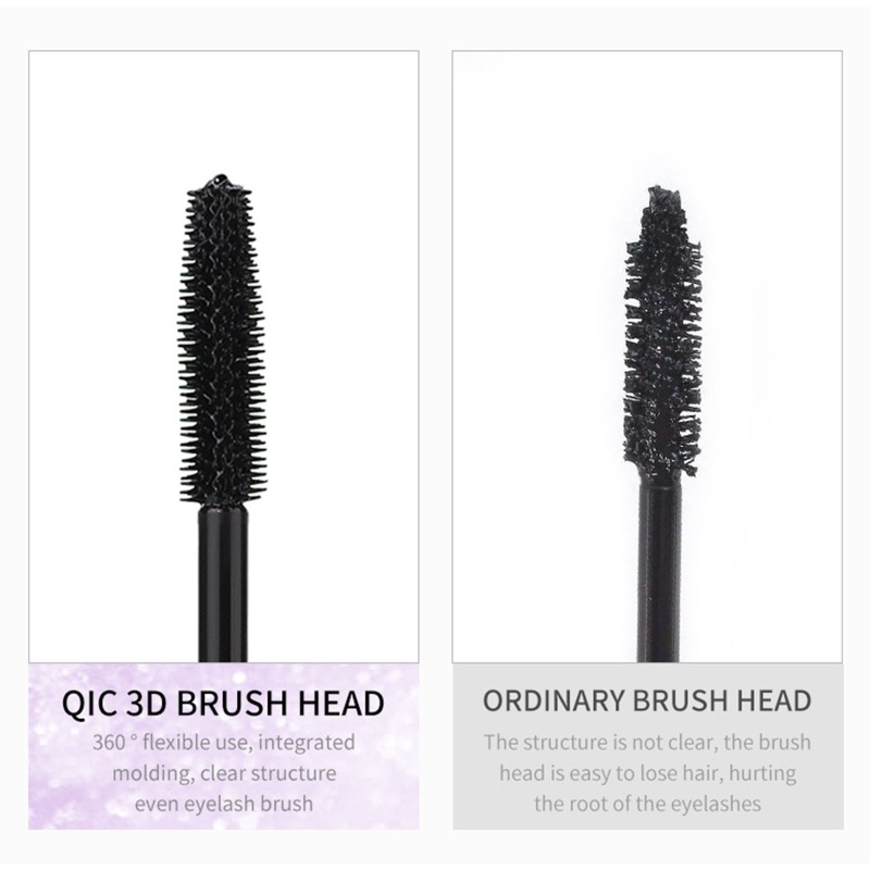 Mascara YOUYO Sợi Tơ 4D Màu Đen Làm Dày Và Dài Mi Chống Nước Chống Nhòe Lâu Trôi