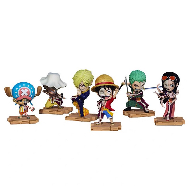 Mô hình chibi nhóm hải tặc luffy