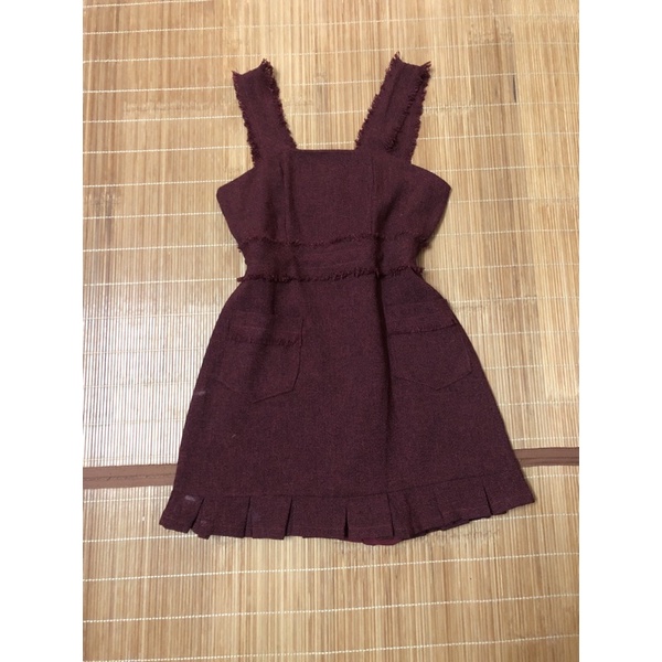 Váy hai dây nữ, yếm váy size S.