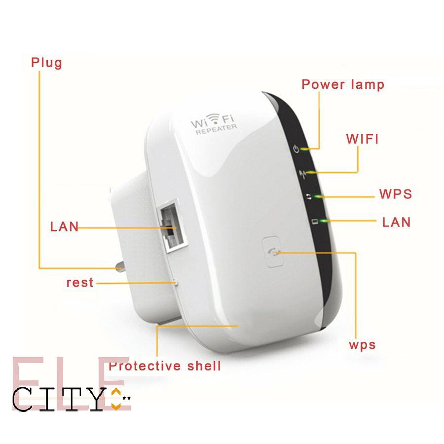 111ele} Wireless Router Repeater High Power Wifi Signal Amplifier Repeater Wireless