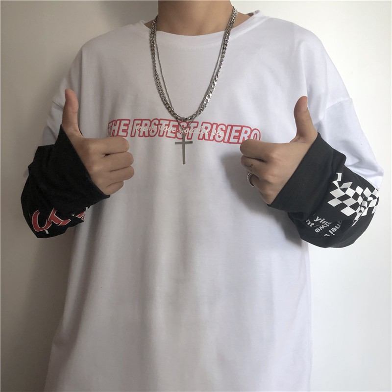 Áo thun nam nữ (không kèm tay dài) form rộng Yinxx, áo phông tay lỡ ATL52