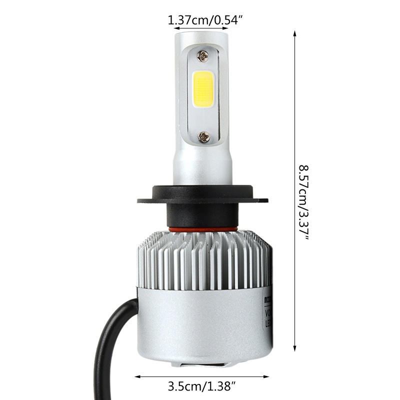 Đèn Pha LED Chống Sương Mù 9 30V H7 COB 8000LM 6500K Cho Xe Hơi