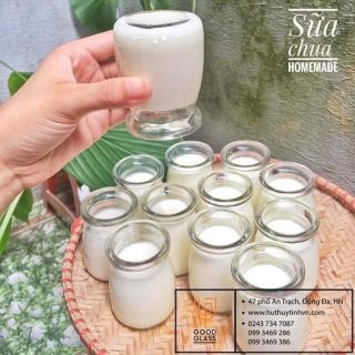 Hũ đựng sữa chua thủy tinh cao cấp