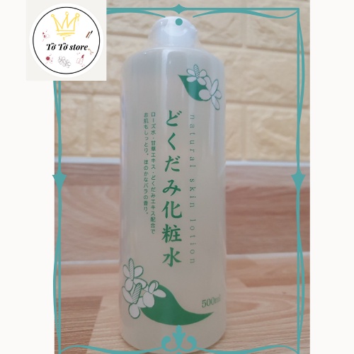 Nước hoa hồng lotion toner diếp cá Dokudami 500ml Nhật Bản [CÓ ẢNH THẬT]