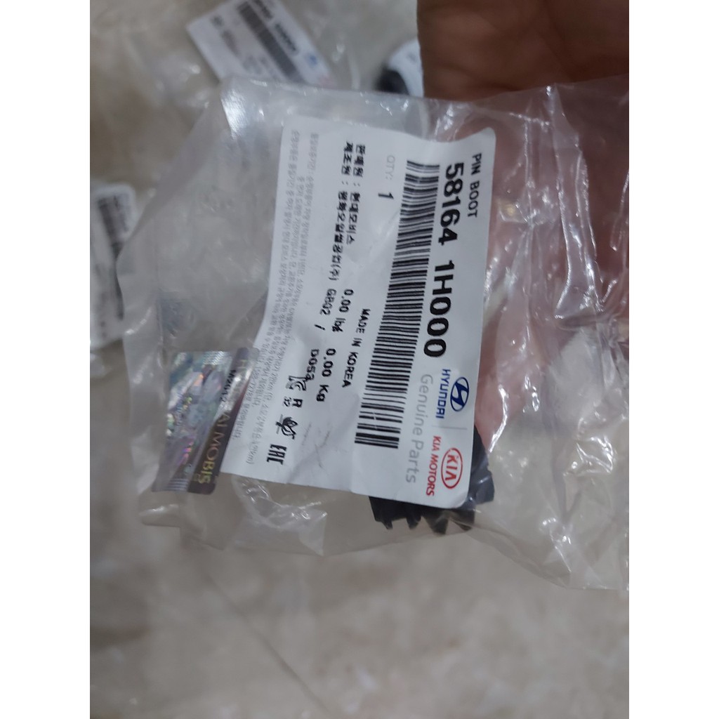 Ắc trượt phanh và Cao su chụp bụi ắc phanh Huyndai sonata tucson -starex -Kia forte 58164-1H000 xịn chính hãng mobis