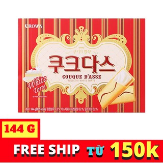 Bánh Couque D'asse White Torte Crown