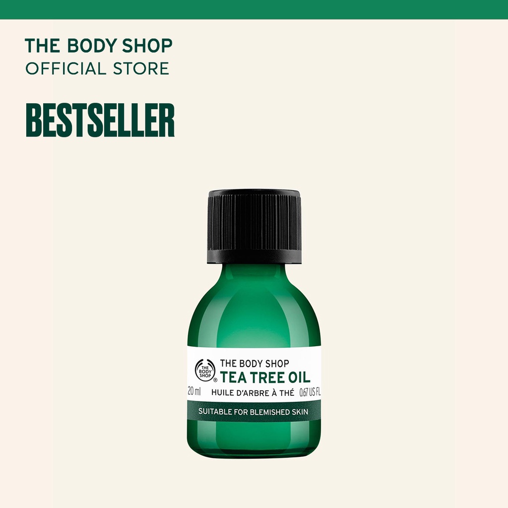 Tinh dầu tràm dành cho da mụn The Body Shop Tea Tree Oil (10ml hoặc 20ml/chai)