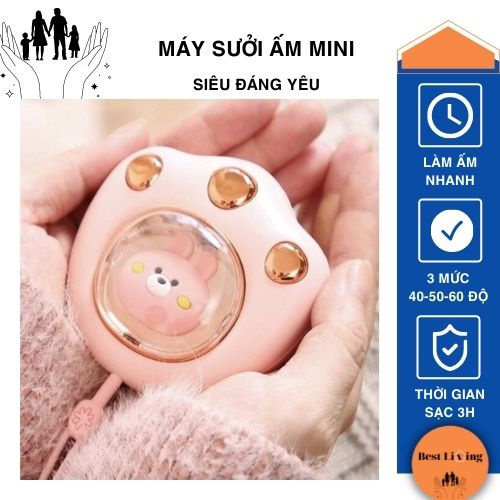 Máy Sưởi Ấm Mini Cầm Tay Đa Năng Cao Cấp [HOT NEW 2021], Máy Sưởi Mini Tích Hợp Sạc Dự Phòng Cao Cấp