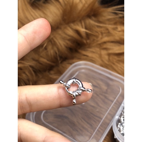 Combo 5 móc khoá inox_ chống rỉ làm vòng