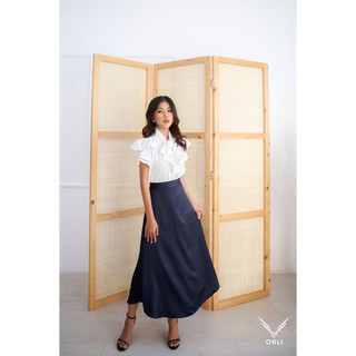 Chân váy lụa SILK SKIRT_Thương hiệu ORLI LABEL