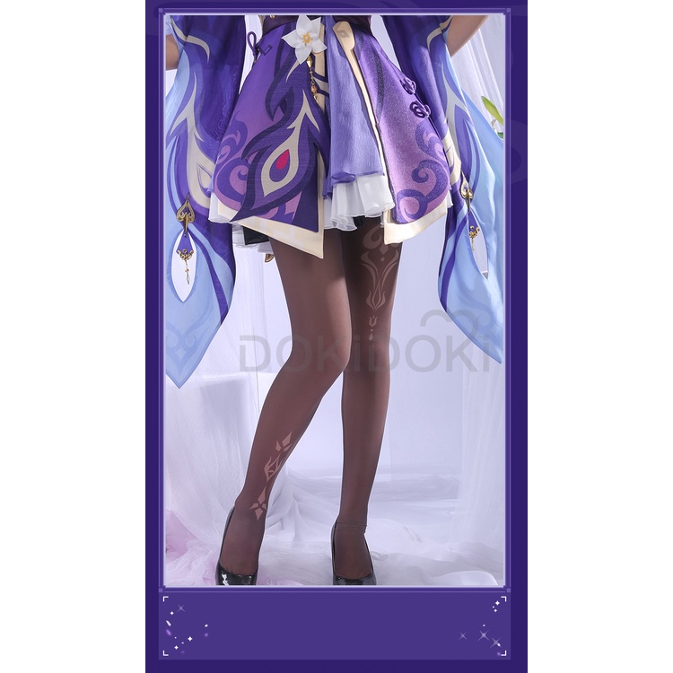 Trang Phục Hóa Trang Halloween Nhân Vật Hoạt Hình Genshin Va Chạm Keqing