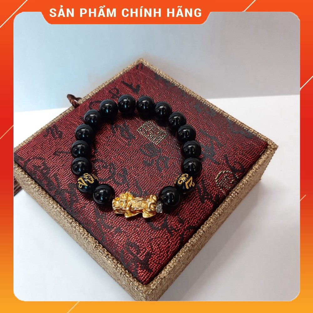 Vòng phong thủy tỳ hưu 📌FREESHIP📌Vòng tay đá tỳ hưu 10 ly mang lại may mắn tài lộc