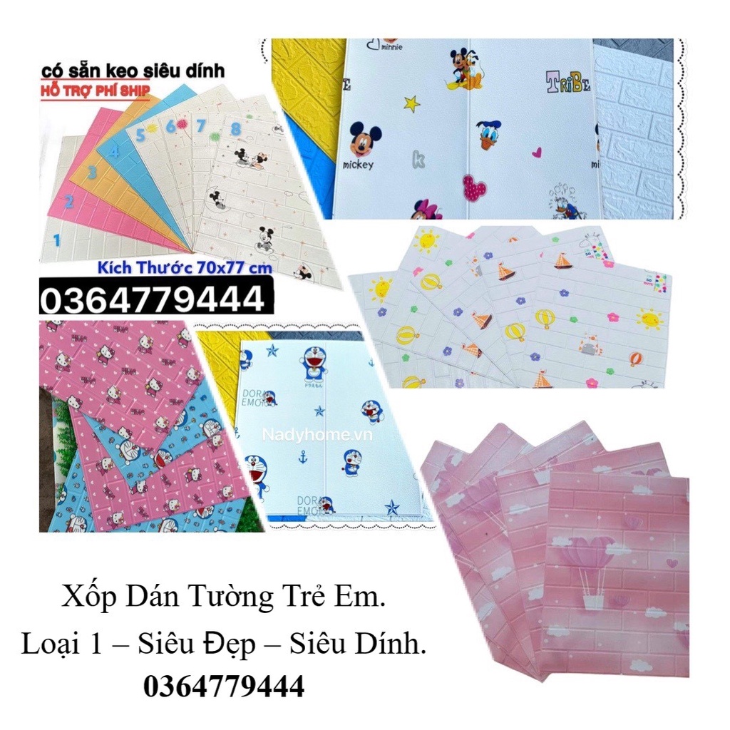 XỐP DÁN TƯỜNG 3D - Hoa Văn Họa Tiết Cao Cấp Cực Đẹp. | BigBuy360 - bigbuy360.vn