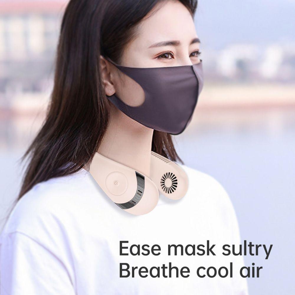 Quạt Làm Mát Đeo Cổ Không Cánh 5000mAh