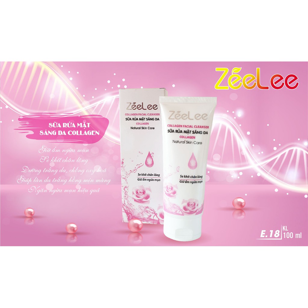 Sửa Rửa Mặt Sáng Da ZEELEE COLLAGEN