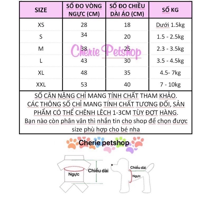 Áo nỉ có tay SIZE TO 1-45KG hình cute phô mai que cho chó mèo