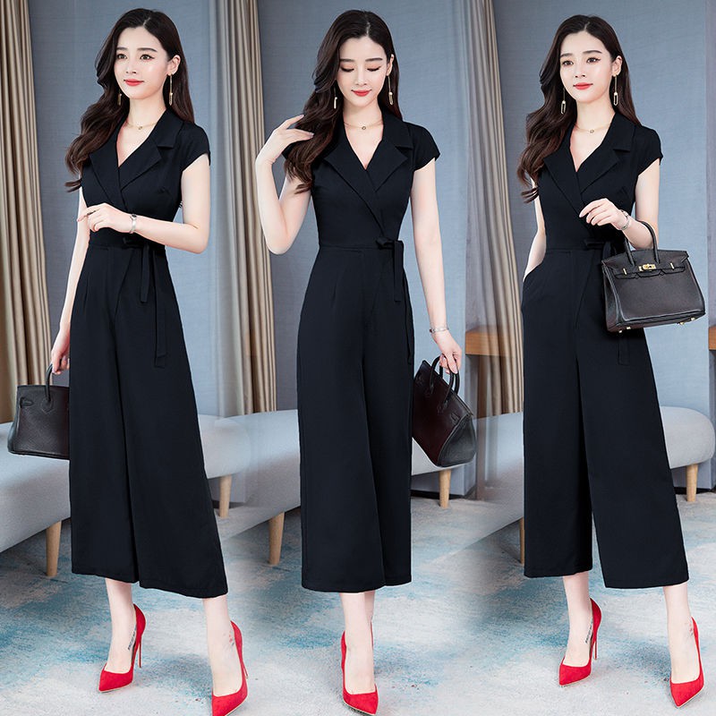 Jumpsuit Ống Rộng Thời Trang Hàn Quốc 2020 Dành Cho Nữ