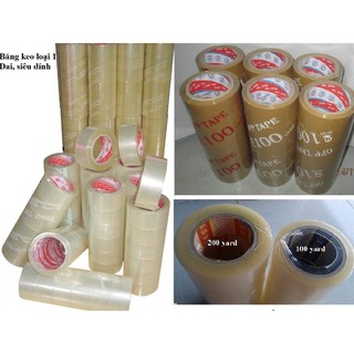 Băng keo dán trong và đục