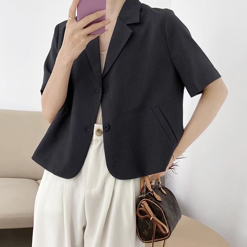 Áo Khoác Blazer Nữ Dáng Ngắn - BLA22037 | BigBuy360 - bigbuy360.vn