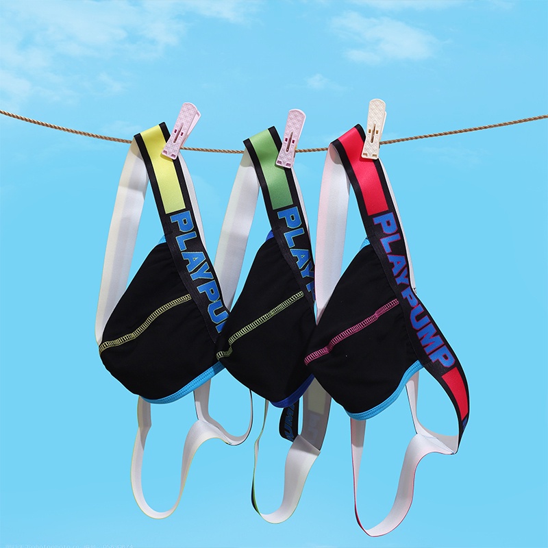 ORLVS Quần lót lọt khe PLAYPUMP chất liệu cotton thời trang quyến rũ cho nam PP9115