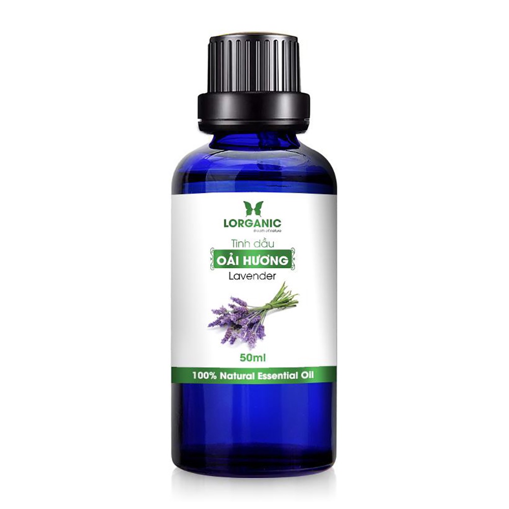Tinh dầu oải hương nguyên chất Lorganic Lavender 100% Natural Essential Oil 10ml, 50ml