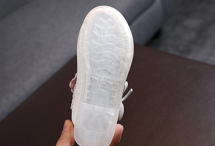 Giày Đế Mềm Chống Trượt Màu Trơn Hoạ Tiết Hoa Xinh Xắn Dành Cho Bé Gái 2-6 Tuổi