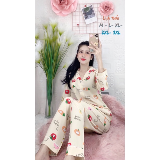🌵 ĐỒ BỘ PIJAMA (FULLSIZE M-3XL) MẶC NHÀ, SAU SINH PIJAMA LỤA THÁI SIÊU MỀM GIÁ SIÊU SỐC 🌵 | BigBuy360 - bigbuy360.vn