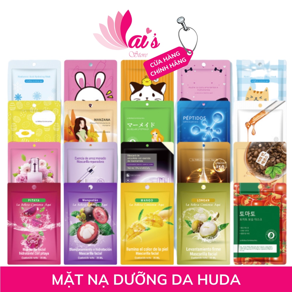 Mặt Nạ Dưỡng Da HUDA Dưỡng Trắng, Da Mụn, Cấp Ẩm, Thải Độc, Chống Lão Hóa Giao Vị Ngẩu Nhiên - LAI'S STORE