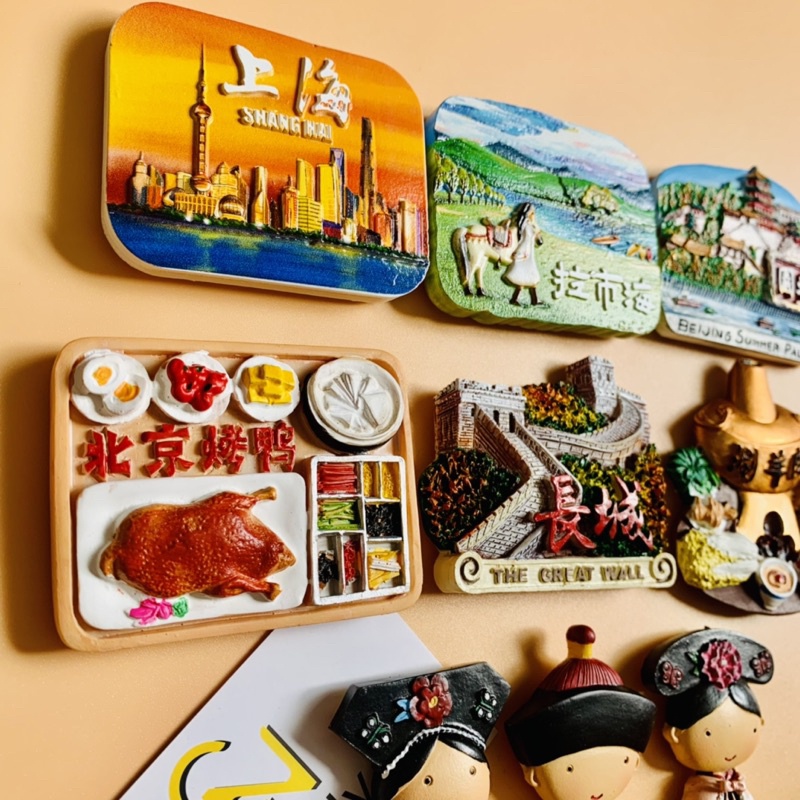 Nam châm tủ lạnh hình ảnh lưu niệm Trung Quốc