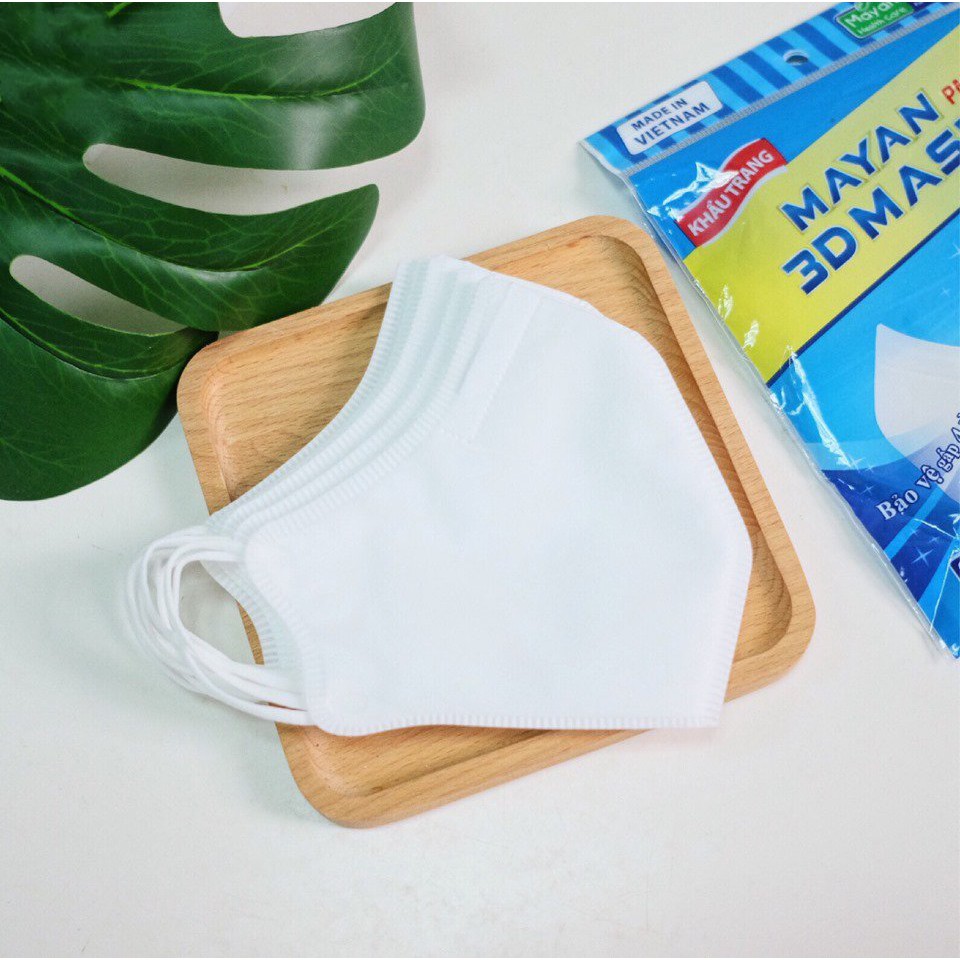 Khẩu trang Mayan PM2.5 3D Mask Medi (5 cái/túi) - Hàng Việt Nam chất lượng cao