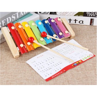 Đàn gỗ 8 quãng, đàn gỗ nhiều màu, đàn xylophone