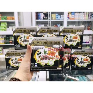 Nghệ đen nano cumin viêm dạ dày hộp 20 gói
