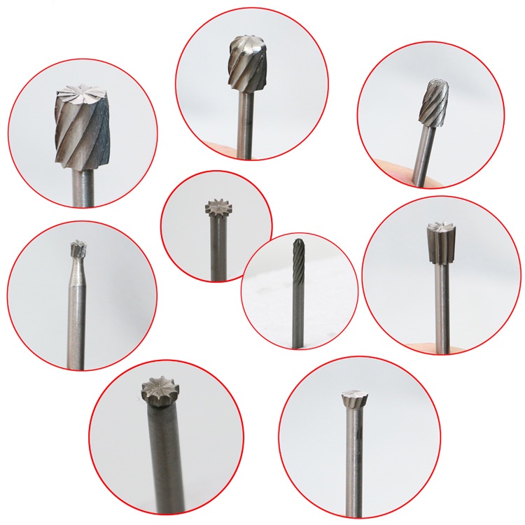 Dũa quay Mâm khắc gỗ tốc độ cao bằng thép cho các công cụ điện Khắc chế biến Helium066